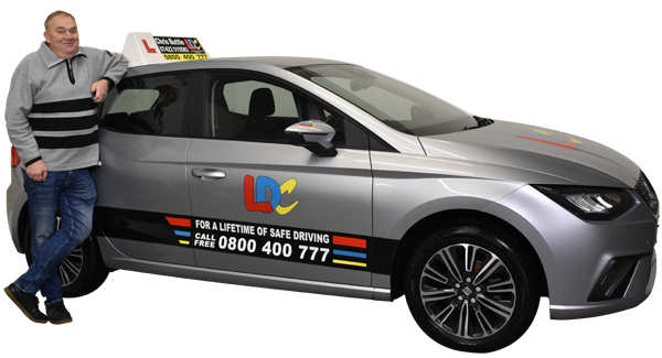 Chris Buttle's driving school car
